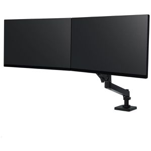 Produktbild für Monitorhalterung Ergotron LX Pro Dual, VESA 75x75 &amp; 100x100 mm