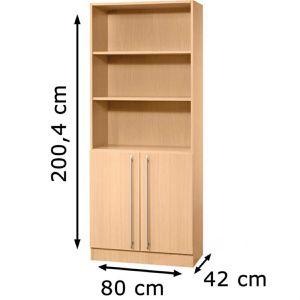 Produktbild für Kombischrank Hammerbacher N-Serie, buche