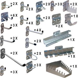 Werkzeughalter ADB 23220, für Lochwand