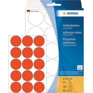 Markierungspunkte Herma 2272, rot