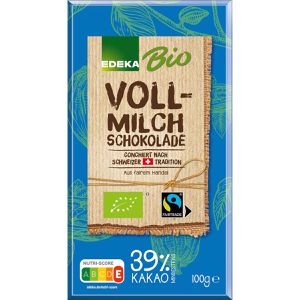 Tafelschokolade Edeka Vollmilchschokolade, BIO