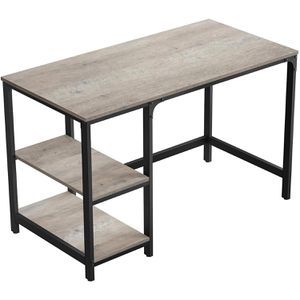 Schreibtisch Vasagle LWD47MB, graubraun / schwarz