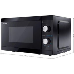 Produktbild für Mikrowelle Sharp YC-MS01E-B