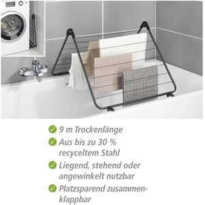 Produktbild für Wäscheständer Wenko Champion 63003100, schwarz