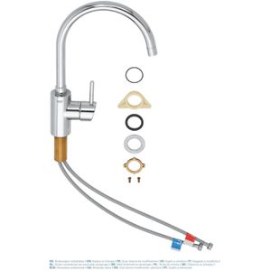 Produktbild für Küchenarmatur GROHE Concetto 32661003, chrom