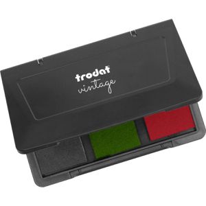 Produktbild für Stempelkissen Trodat 162601, Kreativprojekte, grau/grün/rot