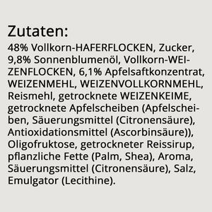 Produktbild für Müsli Dr.Oetker Vitalis Veganes Knusper Apple White Chunks