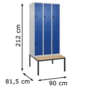 Produktbild für Spind CP-Möbel Classic PLUS, blau