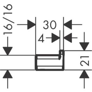 Produktbild für Handtuchhalter hansgrohe AddStoris 41742000 silber