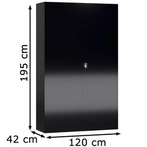Produktbild für Aktenschrank ClassiX X-530379, aus Metall