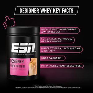 Produktbild für Proteinpulver ESN Designer Whey Protein, 908g