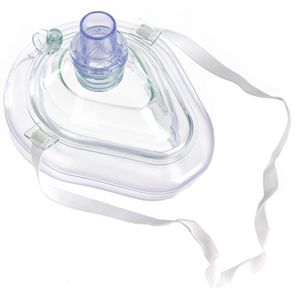 Produktbild für Beatmungsmaske Sanismart CPR, orange, DIN 13154
