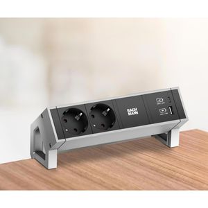 Produktbild für Tischsteckdose Bachmann Desk 2, mit 0,2 m GST18 Kabel
