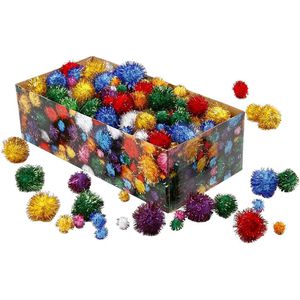 Pompons Creativ-Company 51892, Glitzer-Mix