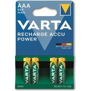 Produktbild für Akku Varta Recharge Power 56743, 1,2 V, 550 mAh