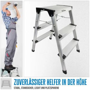 Produktbild für Klapptritt Güde GAT 3S, aus Aluminium