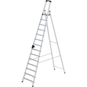 Produktbild für Stehleiter MUNK 40114, nivello-Leiterfüße, mit Plattform