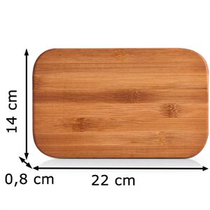 Produktbild für Schneidebrett Zeller 25260 aus Bambus
