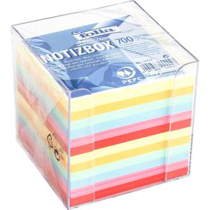 Produktbild für Zettelbox Folia 9902, glasklar, 9,5 x 9,5 cm