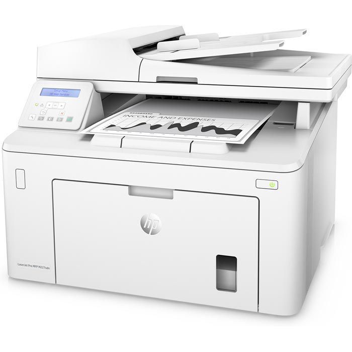 Hp laserjet mfp m227sdn не печатает