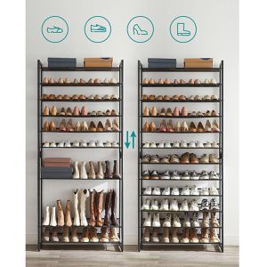 Produktbild für Schuhregal Songmics LMR12B, aus Metall