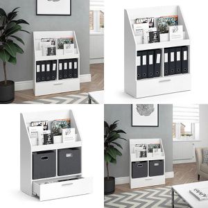 Produktbild für Bücherregal Vicco Luigi, weiß