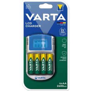 Produktbild für Akku-Ladegerät Varta LCD Charger 57070