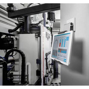 Produktbild für Tablet-Halterung Durable 893523 Holder Wall Pro, silber