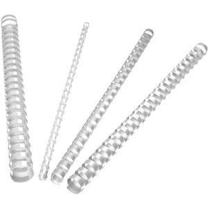 Produktbild für Plastikbinderücken Renz weiß, für A4