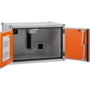 Produktbild für Akku-Ladeschrank CEMO Basic 8/5, mit 4 Steckdosen