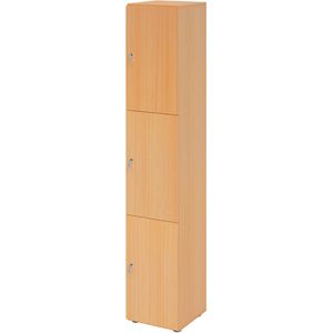 Produktbild für Schließfachschrank Hammerbacher 264l3, buche