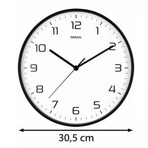 Produktbild für Wanduhr Maul Mauldrip, Kunststoff, analog, Quarzuhr