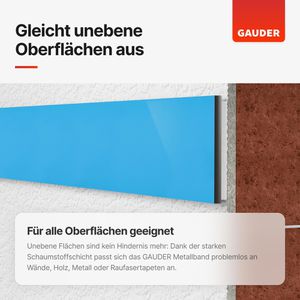 Produktbild für Magnetband Gauder Metallband, blau
