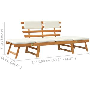 Produktbild für Gartenbank vidaXL 42647, 4-Sitzer
