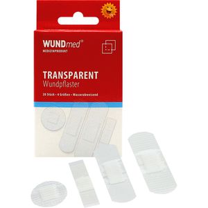 Pflaster WUNDmed Transparent, 20 Strips