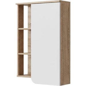 Bad-Hängeschrank Vicco Karen, weiß / sonoma eiche
