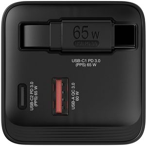 Produktbild für USB-Ladegerät Verbatim 32217, GaN, 65 Watt