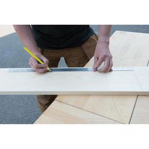 Produktbild für Stahlmaßstab Silverline MT69