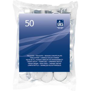 Teelichter Gies-Kerzen 205-416000-10, weiß