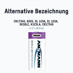 Produktbild für Akku Ansmann 3,6 V, 800 mAh