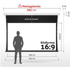 Produktbild für Beamer-Leinwand ESMART Professional TATENSO Tension