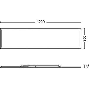 Produktbild für LED-Panel Philips Touch CL560, weiß, 120 x 30 cm