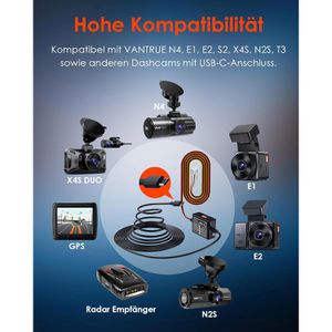 Produktbild für Dashcam-Anschlusskabel Vantrue VP01 Hardwire Kit