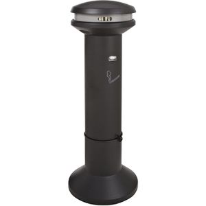 Produktbild für Aschenbecher Rubbermaid Infinity, schwarz, für Outdoor