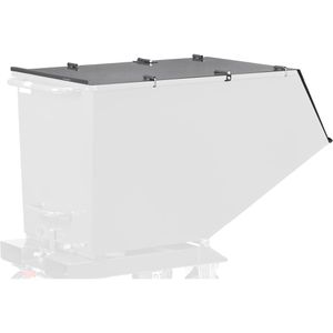 Kippbehälter-Deckel Fetra 47D2, anthrazit, aus Stahl