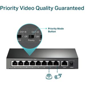 Produktbild für Switch TP-Link TL-SF1009P, unmanaged