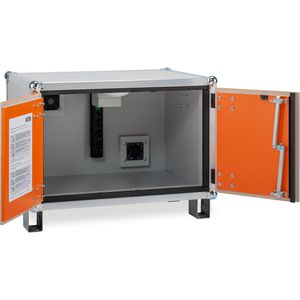 Produktbild für Akku-Ladeschrank CEMO Basic 8/5, mit 4 Steckdosen