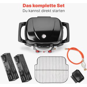 Produktbild für Gasgrill Proficook PC-GG 1261, schwarz, 2 Brenner