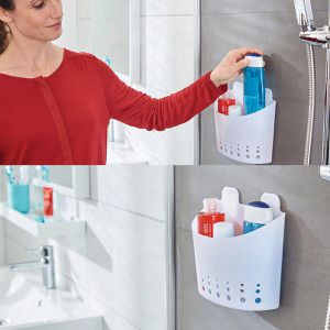 Produktbild für Duschablage Tesa Powerstrips Waterproof 59706 weiß