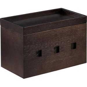 Produktbild für Kabelbox Relaxdays 10024671, aus Bambus / Holz